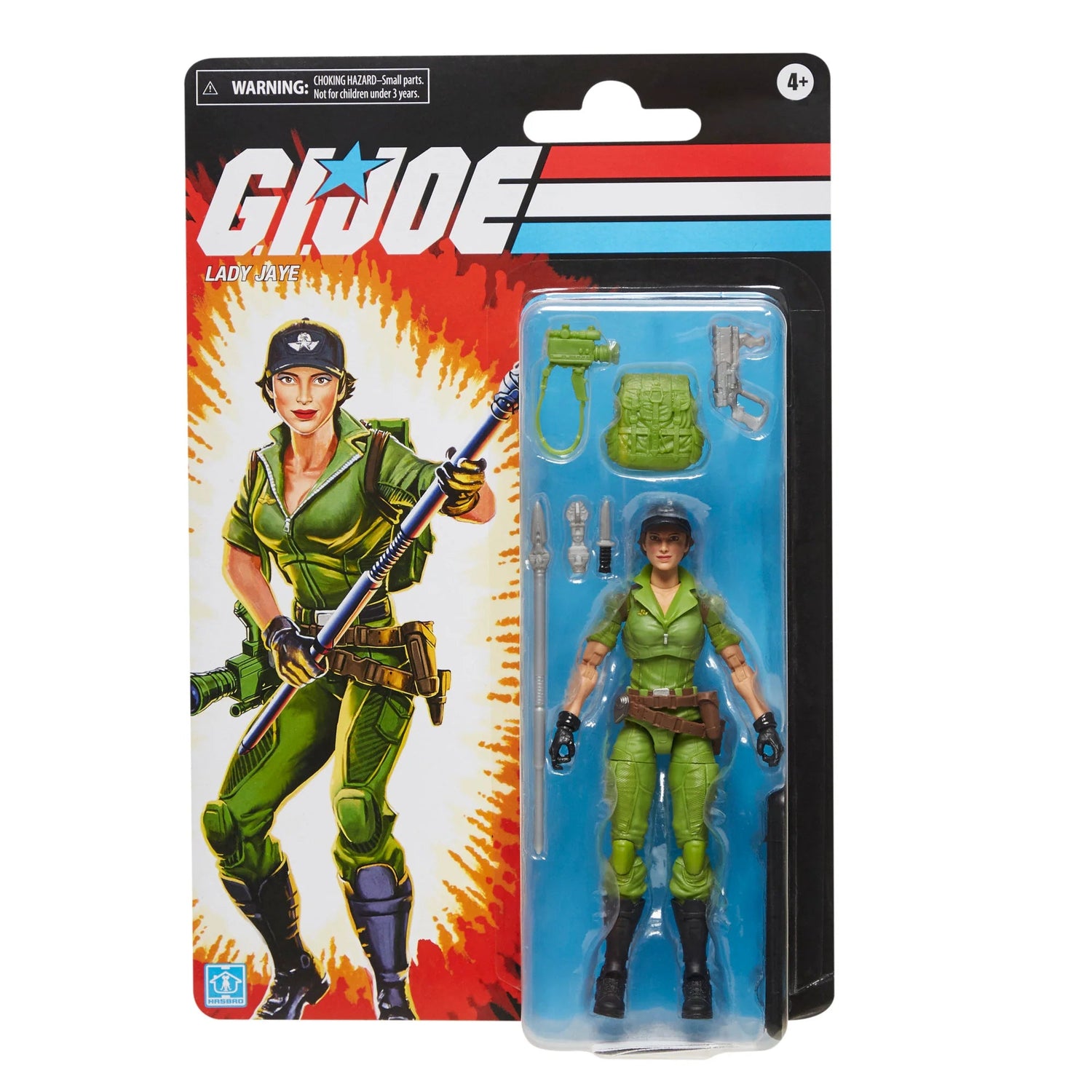 G.I. Joe Classified Series Retro Lady Jaye Hasbro Damaged